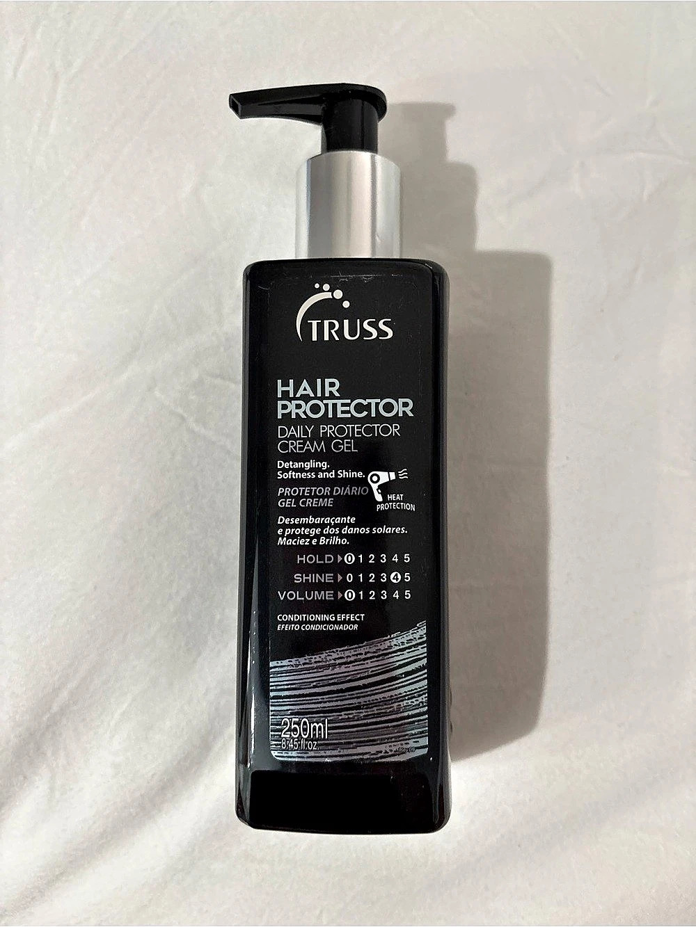 Truss Hair Protector Daily Protector Cream Gel 250 mL Black NWT